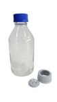 Picture of Set of 5 1-L Glass Bottles. For LC-20 or LC-30 systems, with 3-hole-cap